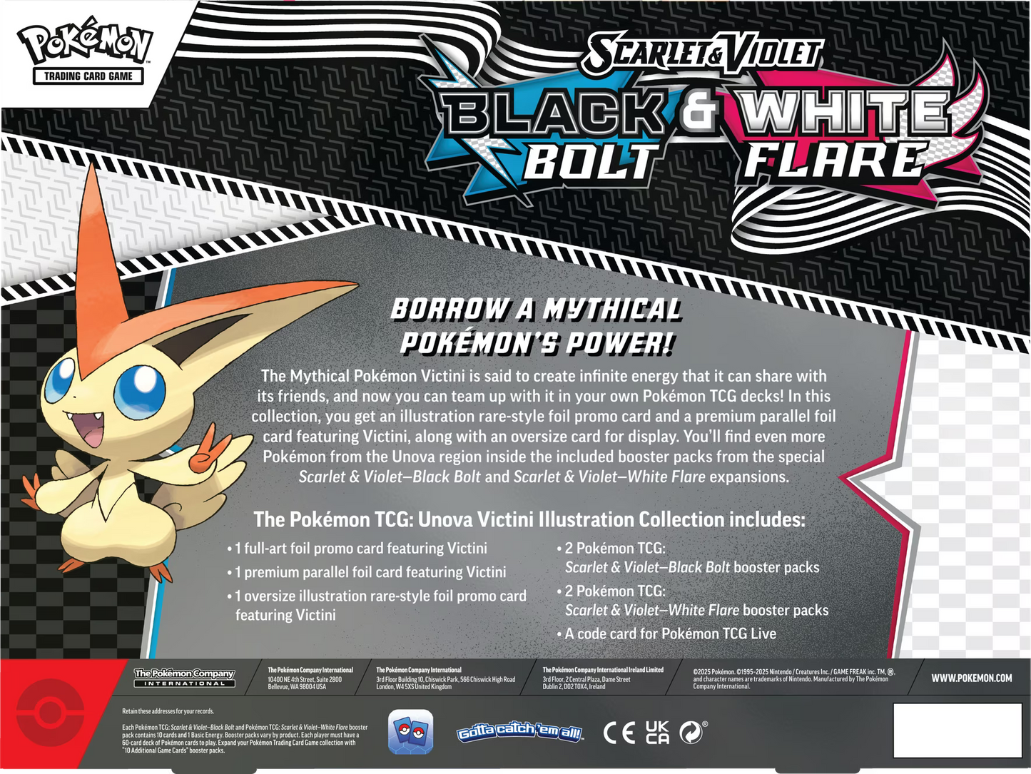 Pokemon TCG - Unova Victini Illustration Collection Box!