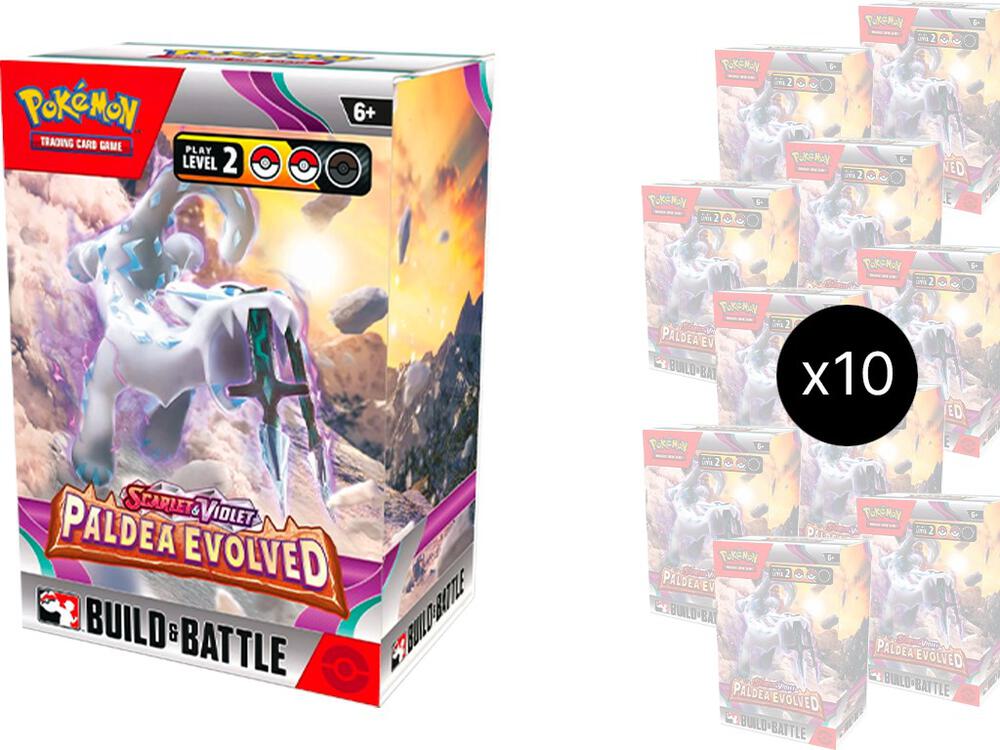 Pokemon TCG - Paldea Evolved Build and Battle Display!