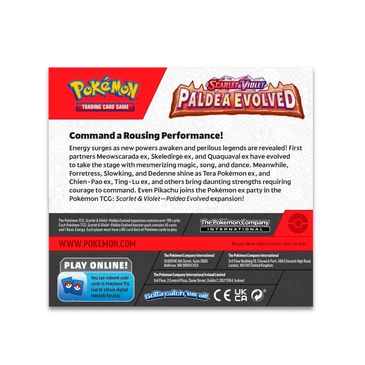 Pokemon TCG - Paldea Evolved Booster Box SV2 (MAX of 1)!