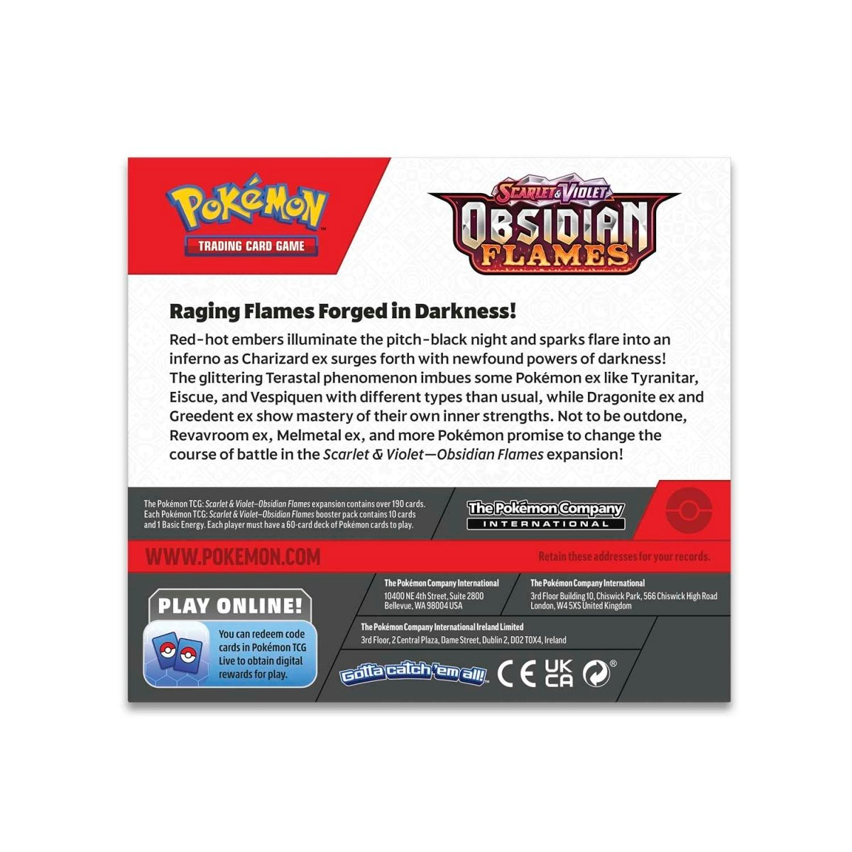 Pokemon TCG - Obsidian Flames Booster Box SV3!