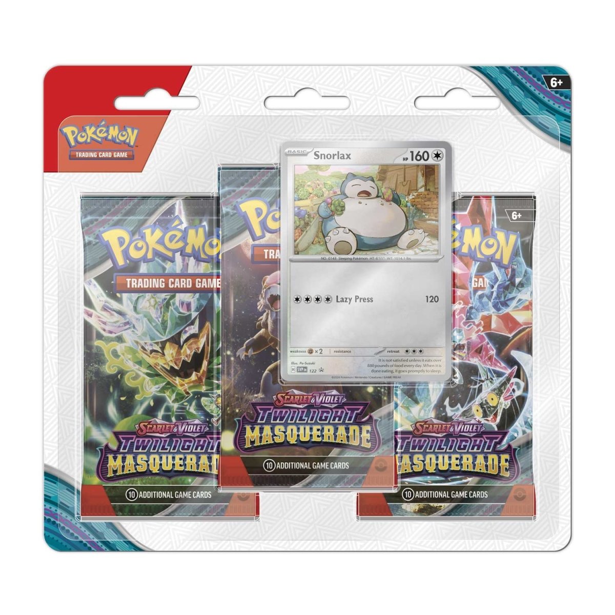 Pokemon TCG - Twilight Masquerade 3 Pack Blister (Random)!