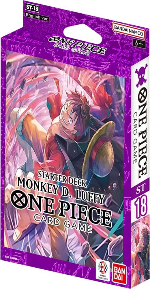 One Piece TCG - Ultra Deck: Starter Deck 18: PURPLE Monkey.D.Luffy (Damaged)!