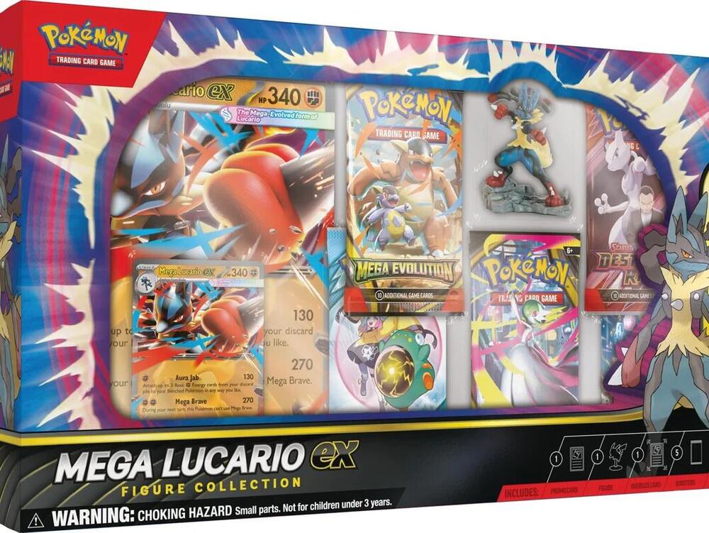 Pokemon TCG - Mega Lucario ex Premium Figure Collection!