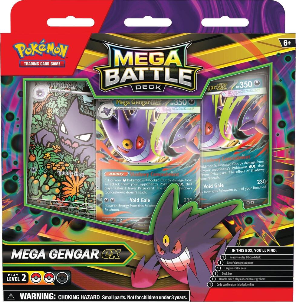 Pokemon TCG - Mega Gengar and Mega Dancie Battle Deck (Set of 2)!