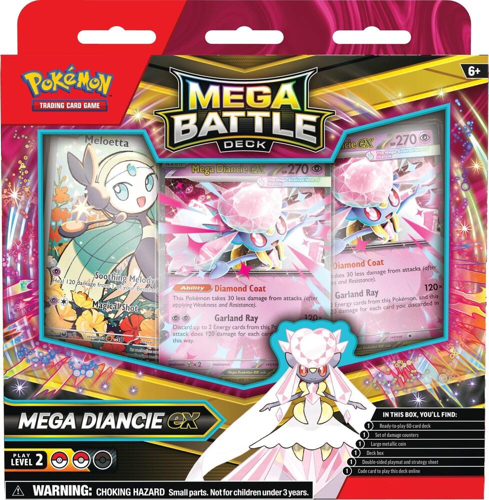 Pokemon TCG - Mega Gengar and Mega Dancie Battle Deck (Set of 2)!