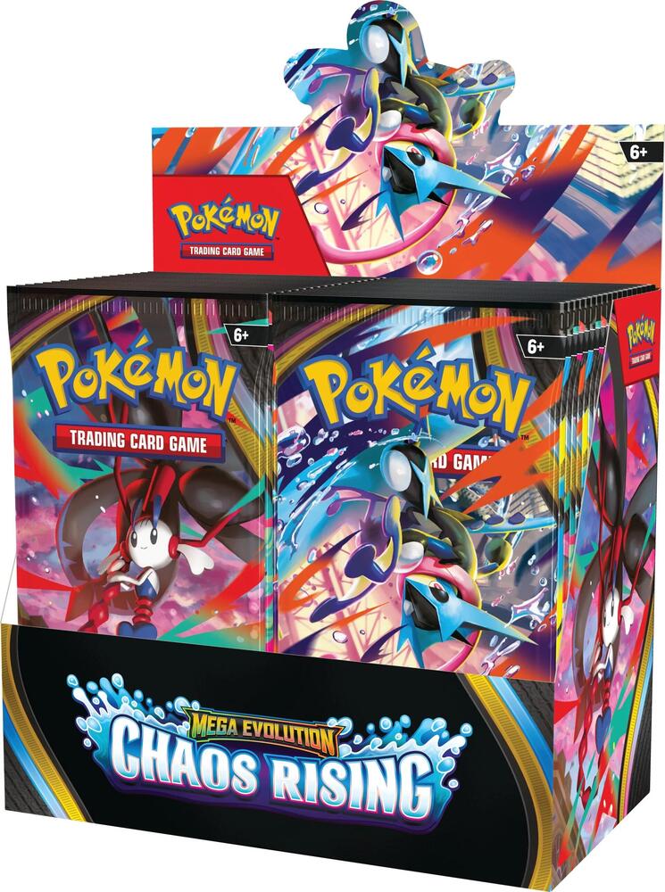 Pokemon TCG - PREORDER Chaos Rising Booster Box - ME04: Chaos Rising (CRI)!