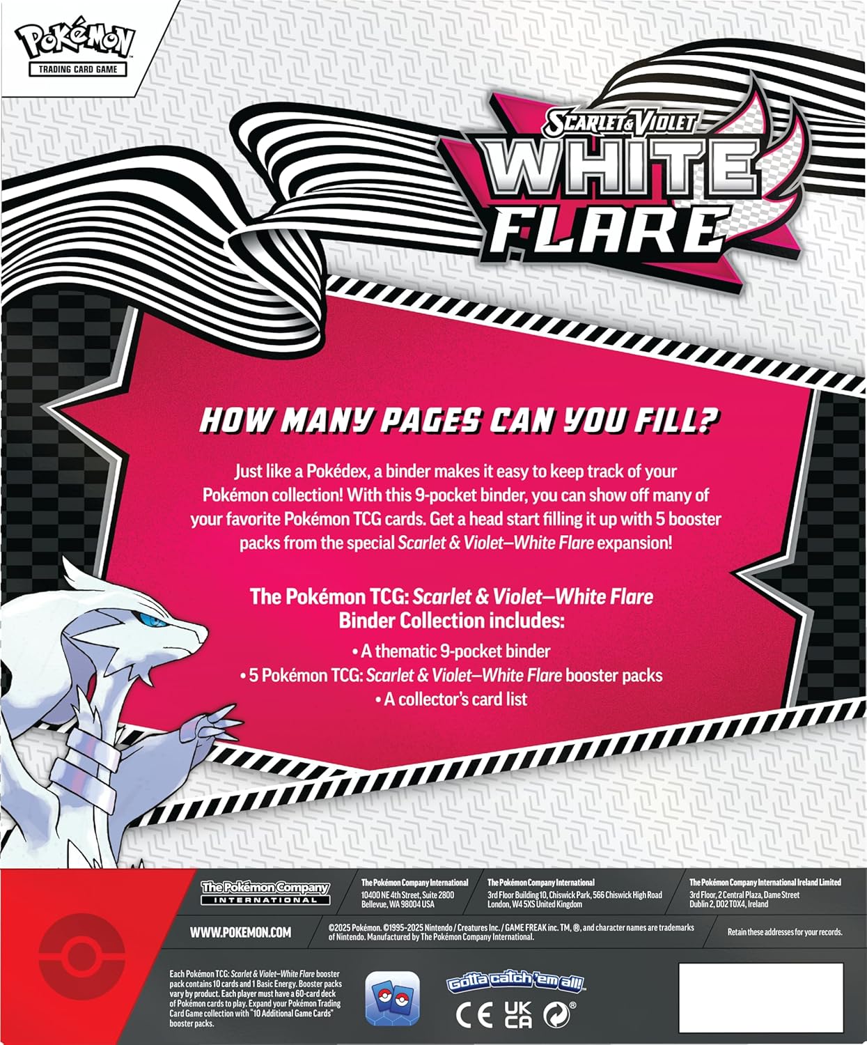 Pokemon TCG - White Flare Binder Collection!
