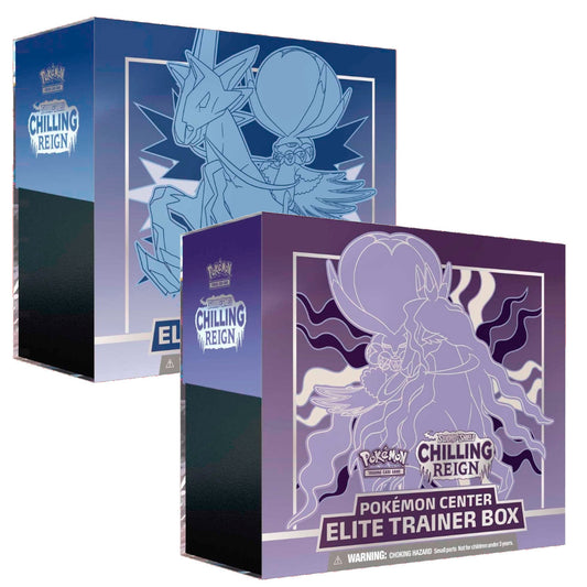 Pokemon TCG - Chilling Reign Pokemon Center Elite Trainer Box (Set of 2)