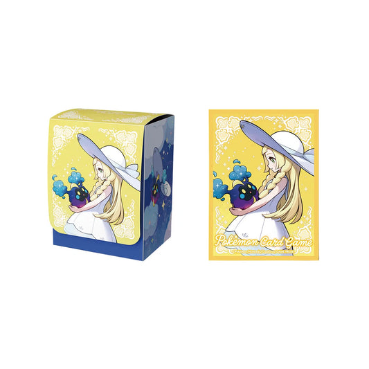 Sleeves - Lillie Deck Box, Sleeves, and Dividers (From JPN Mega Brave Pokemon Center Exclusive)