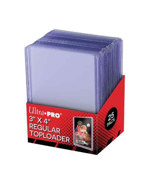 Ultra Pro - Standard 3 x 4" Top Loader (25CT Pack)!