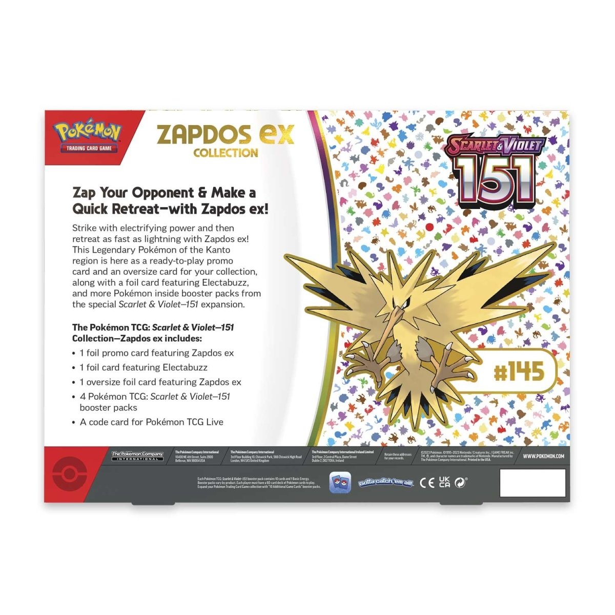 Pokemon TCG - Pokemon 151 Zapdos ex Collection!